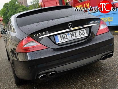 7 199 р. Козырёк на заднее стекло AMG Mercedes-Benz CLS class W219 (2004-2010) (Неокрашенный)  с доставкой в г. Воронеж