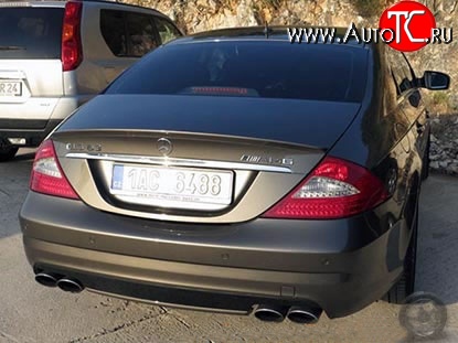 7 199 р. Лип спойлер AMG Mercedes-Benz CLS class C219 (2004-2011) (Неокрашенный)  с доставкой в г. Воронеж