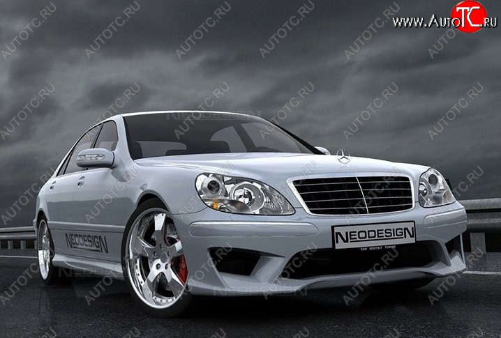 52 639 р. Передний бампер Neo Mercedes-Benz S class W220 (1998-2005)  с доставкой в г. Воронеж