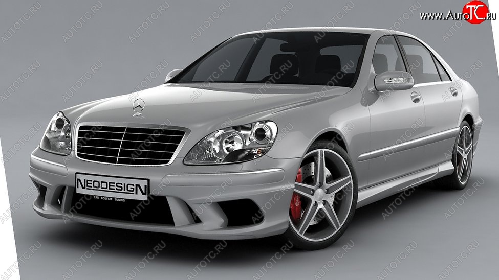 19 999 р. Пороги накладки Neodesign Mercedes-Benz S class W220 (1998-2005)  с доставкой в г. Воронеж