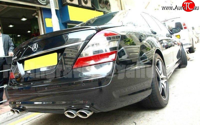 9 699 р. Лип спойлер Lorinser V2 Mercedes-Benz S class W221 (2006-2013)  с доставкой в г. Воронеж