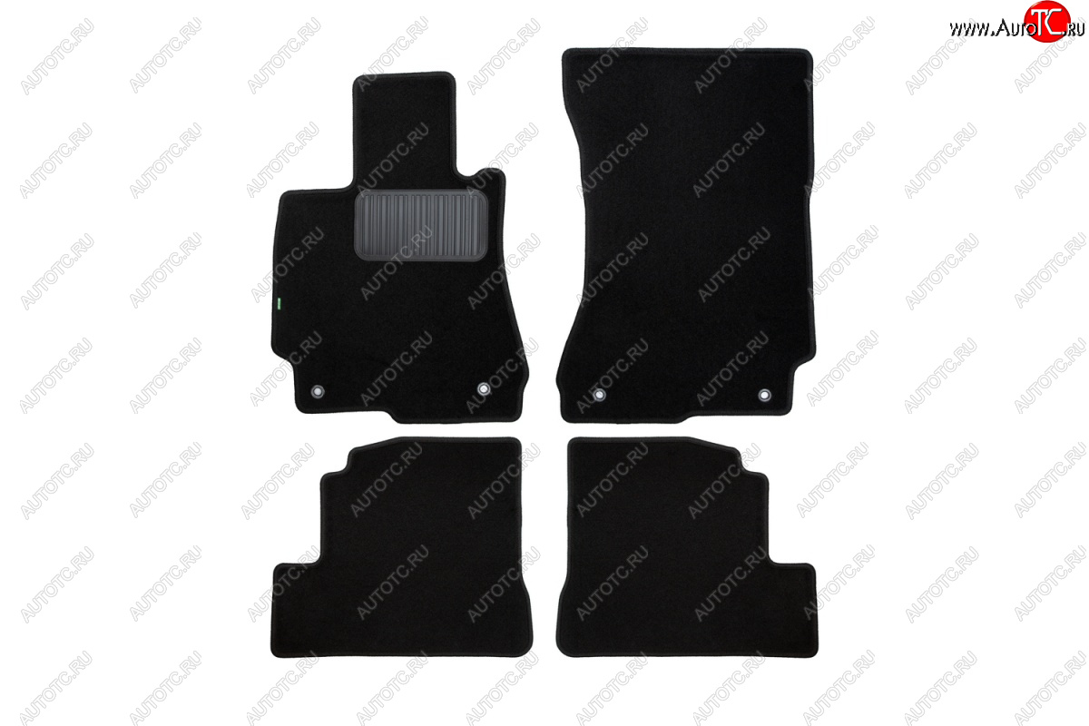 6 949 р. Текстильные коврики салона Klever Standart седан Mercedes-Benz S class W221 (2006-2013) (Черные)  с доставкой в г. Воронеж