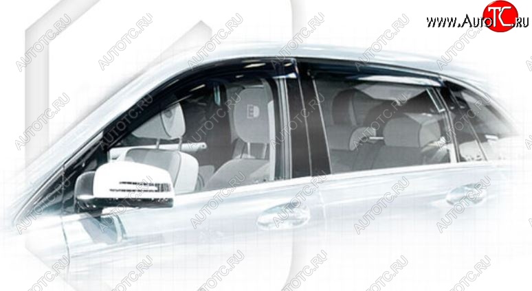 1 899 р. Дефлектора окон CA-Plastiс  Mercedes-Benz B-Class  W246/T246 (2011-2018) хэтчбэк (Classic полупрозрачный, Без хром.молдинга)  с доставкой в г. Воронеж