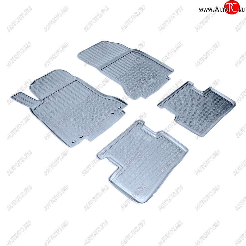 3 169 р. Коврики салона Norplast Unidec  Mercedes-Benz B-Class  W246/T246 (2011-2018) хэтчбэк (Цвет: серый)  с доставкой в г. Воронеж