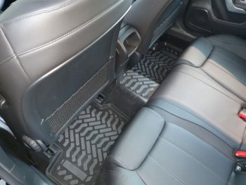1 639 р. Коврики салона Aileron (3D с подпятником) Mercedes-Benz B-Class W247 хэтчбэк (2018-2025)  с доставкой в г. Воронеж. Увеличить фотографию 2
