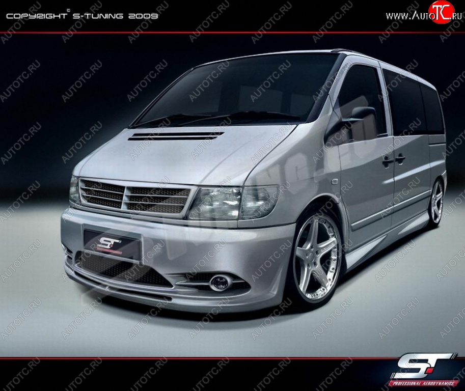 14 199 р. Пороги накладки Wild Mercedes-Benz Vito W638 (1996-2003)  с доставкой в г. Воронеж