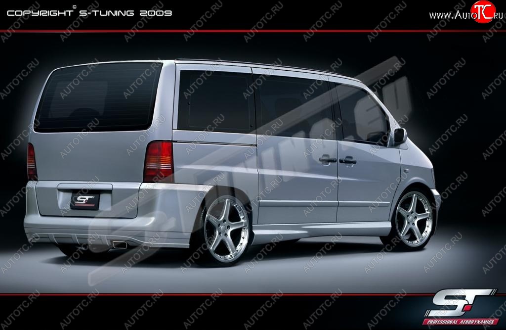23 969 р. Задний бампер Wild Mercedes-Benz Vito W638 (1996-2003)  с доставкой в г. Воронеж