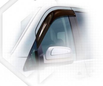 Дефлектора окон CA-Plastic Mercedes-Benz Vito W639 рестайлинг (2010-2014) (Classic полупрозрачный, Без хром.молдинга)