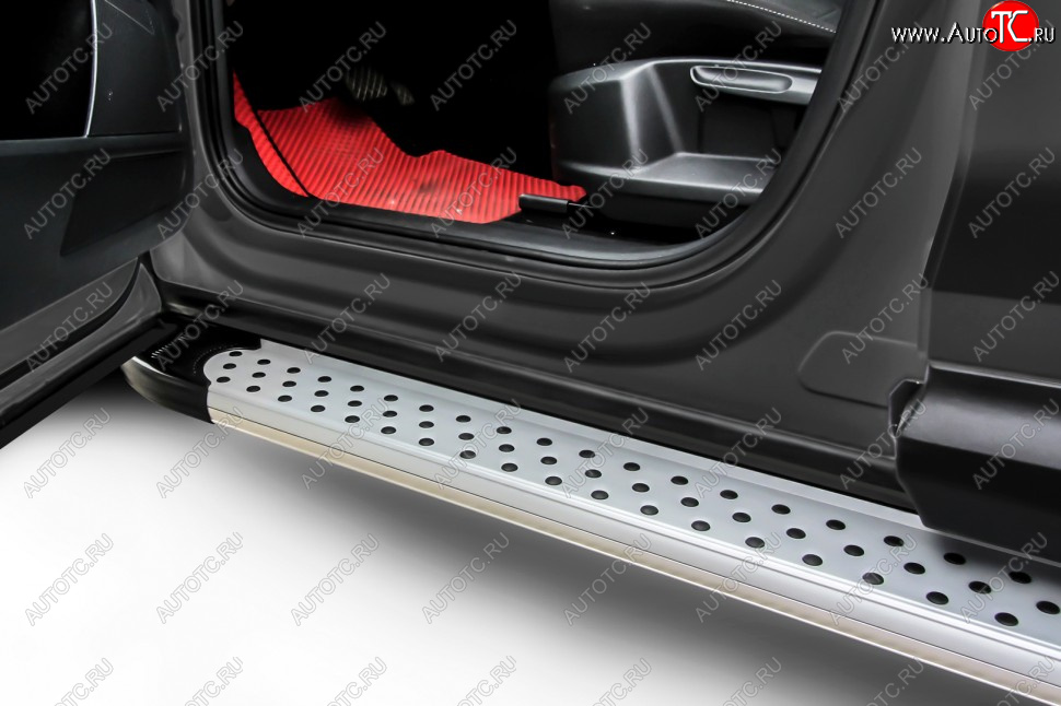17 749 р. Порожки для ног Slitkoff Elite  Mercedes-Benz Vito  W639 (2003-2014) дорестайлинг, рестайлинг (Silver)  с доставкой в г. Воронеж