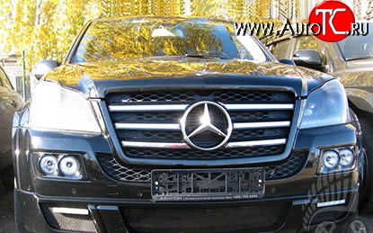 7 349 р. Вставки в посадочные места для противотуманных фар Style Mercedes-Benz GL class X164 дорестайлинг (2006-2009)  с доставкой в г. Воронеж