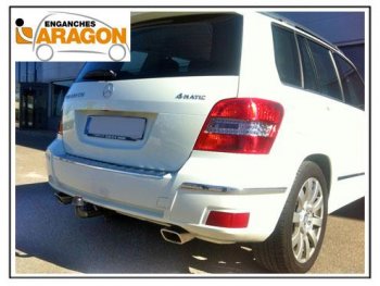 22 699 р. Фаркоп Aragon. (шар A) Mercedes-Benz GLK class X204 дорестайлинг (2008-2012)  с доставкой в г. Воронеж. Увеличить фотографию 1