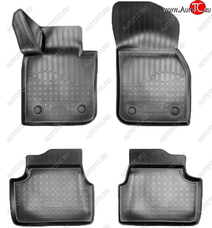 1 999 р. Коврики салонные Noplast (3D)  Mini Hatch  F55 (2014-2025) хэтчбэк 5 дв. (Черные)  с доставкой в г. Воронеж