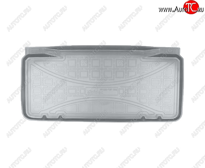 1 379 р. Коврик в багажник Norplast (на нижнюю полку)  Mini Hatch  F56 (2013-2025) хэтчбэк 3 дв. (Серый)  с доставкой в г. Воронеж