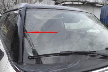 1 699 р. Водостоки (дефлектора) лобового стекла Стрелка 11  Mini Cooper (2006-2014)  с доставкой в г. Воронеж. Увеличить фотографию 2
