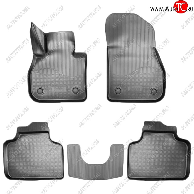 2 189 р. Коврики салонные Noplast (3D)  Mini Countryman  2 (2017-2025) (Черные)  с доставкой в г. Воронеж