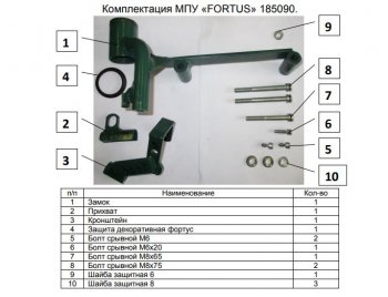 11 749 р. Замок КПП FORTUS (AT+)  Mitsubishi Eclipse Cross  GK (2017-2021) дорестайлинг  с доставкой в г. Воронеж. Увеличить фотографию 3