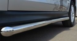 76 999 р. Защита порогов из круглой трубы диаметром 63 мм Russtal Mitsubishi ASX 1-ый рестайлинг (2013-2016) (Защита порогов с со скосами на торцах (вариант 1))  с доставкой в г. Воронеж. Увеличить фотографию 3