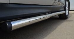 76 999 р. Защита порогов из круглой трубы диаметром 63 мм Russtal Mitsubishi ASX 1-ый рестайлинг (2013-2016) (Защита порогов с со скосами на торцах (вариант 1))  с доставкой в г. Воронеж. Увеличить фотографию 7