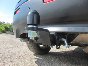 15 099 р. Фаркоп Petroil Tuning (съемный квадрат) Mitsubishi ASX 3-ий рестайлинг (2019-2025)  с доставкой в г. Воронеж. Увеличить фотографию 3