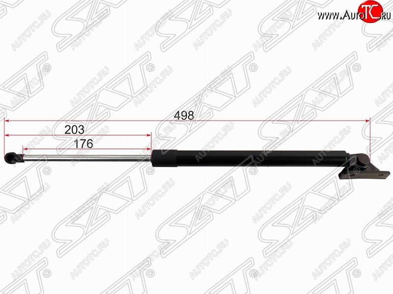 899 р. Правый упор крышки багажника SAT (L498 mm) Mitsubishi ASX дорестайлинг (2010-2012)  с доставкой в г. Воронеж