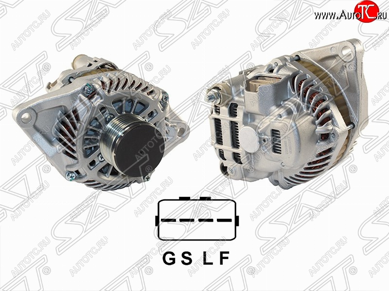 12 649 р. Генератор SAT (12V, 120A) Mitsubishi Outlander XL (CW)  дорестайлинг (2005-2009)  с доставкой в г. Воронеж
