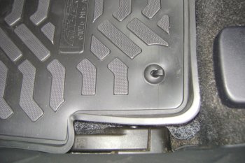 1 599 р. Коврики салона Aileron (3D с подпятником) Mitsubishi ASX 1-ый рестайлинг (2013-2016)  с доставкой в г. Воронеж. Увеличить фотографию 2
