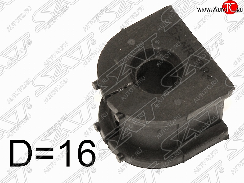 149 р. Резиновая втулка заднего стабилизатора (D=16) SAT Mitsubishi Outlander GF дорестайлинг (2012-2014)  с доставкой в г. Воронеж