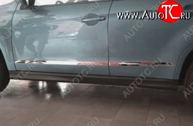 4 399 р. Молдинги CT Mitsubishi ASX дорестайлинг (2010-2012) (Неокрашенные)  с доставкой в г. Воронеж