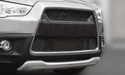 22 699 р. Накладка на передний бампер CT v2 Mitsubishi ASX дорестайлинг (2010-2012) (Неокрашенная)  с доставкой в г. Воронеж. Увеличить фотографию 2