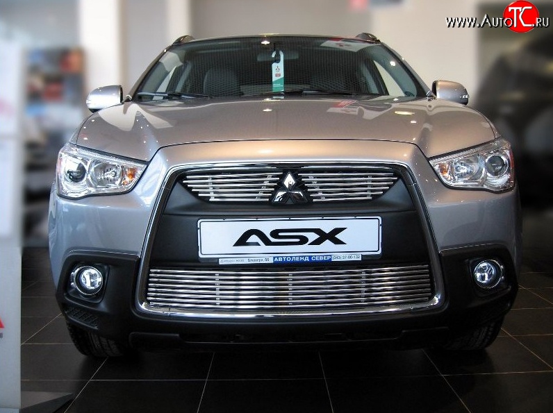 7 499 р. Декоративная вставка воздухозаборника Berkut Mitsubishi ASX дорестайлинг (2010-2012)  с доставкой в г. Воронеж