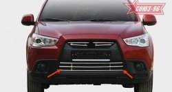 5 579 р. Декоративный элемент воздухозаборника Souz-96 (d16) Mitsubishi ASX дорестайлинг (2010-2012)  с доставкой в г. Воронеж. Увеличить фотографию 1