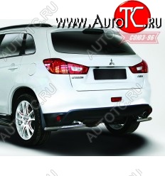 7 109 р. Защита заднего бампера уголки d42 Souz-96  Mitsubishi ASX (2013-2016) 1-ый рестайлинг  с доставкой в г. Воронеж