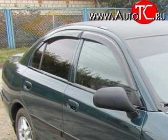 999 р. Комплект дефлекторов окон (ветровиков) 4 шт. (седан) Russtal Mitsubishi Carisma (1999-2004)  с доставкой в г. Воронеж