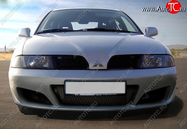 22 899 р. Передний бампер Rieger Mitsubishi Carisma (1999-2004)  с доставкой в г. Воронеж
