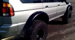 31 439 р. Накладки на колёсные арки RA (комплект)  Mitsubishi Challenger  K9-W (1996-2001) (Покрытие глянец (под окраску), Неокрашенные)  с доставкой в г. Воронеж. Увеличить фотографию 10