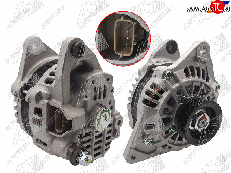 16 299 р. Генератор (1.3/1.6 4G13/4G92, 12V 80A) AS-PL Mitsubishi Eclipse (2006-2012)  с доставкой в г. Воронеж