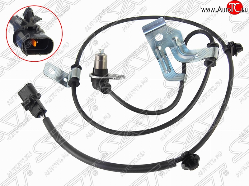 1 689 р. Правый датчик ABS передний SAT Mitsubishi Galant 9 седан (2004-2009)  с доставкой в г. Воронеж