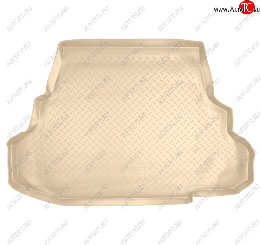 2 159 р. Коврик багажника Norplast Unidec  Mitsubishi Galant  9 (2004-2009) седан (Цвет: бежевый)  с доставкой в г. Воронеж