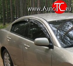 999 р. Комплект дефлекторов окон (ветровиков) 4 шт. (седан) Russtal Mitsubishi Galant 9 седан (2004-2009)  с доставкой в г. Воронеж