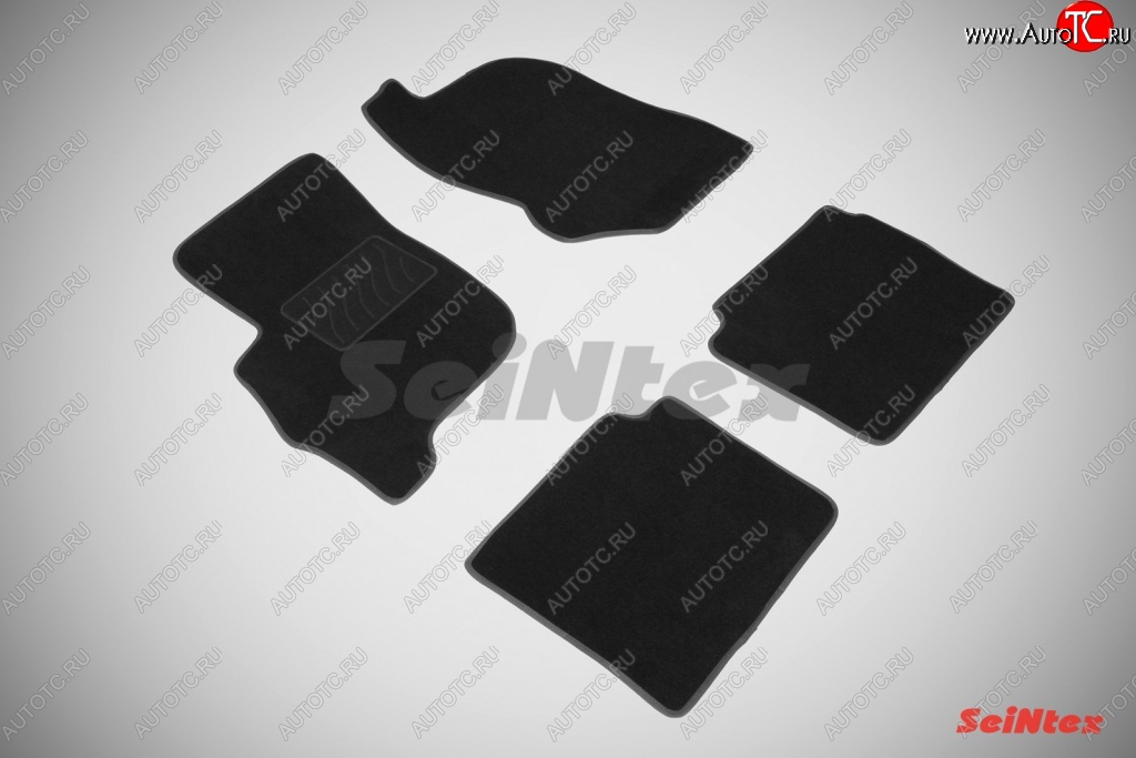 2 999 р. Износостойкие коврики в салон SeiNtex Premium LUX 4 шт. (ворсовые)  Mitsubishi Galant  9 (2004-2009) седан  с доставкой в г. Воронеж