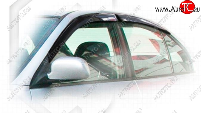 1 999 р. Дефлектора окон CA-Plastiс  Mitsubishi Galant  8 (1996-1998)  дорестайлинг седан (Classic полупрозрачный, Без хром.молдинга)  с доставкой в г. Воронеж