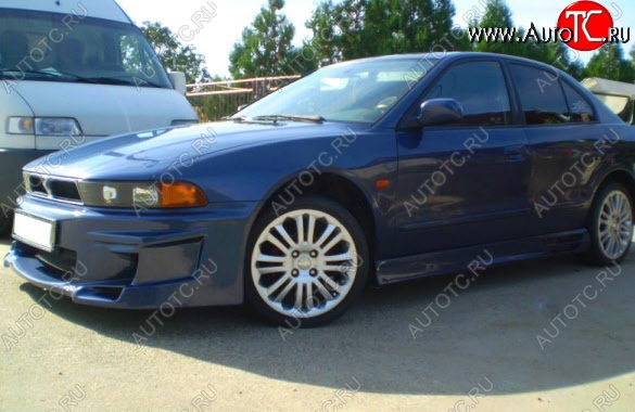 22 899 р. Передний бампер R1 Mitsubishi Galant 8  дорестайлинг седан (1996-1998)  с доставкой в г. Воронеж