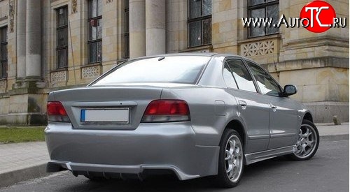 8 899 р. Задний бампер Auto-R berg Mitsubishi Galant 8  дорестайлинг седан (1996-1998)  с доставкой в г. Воронеж