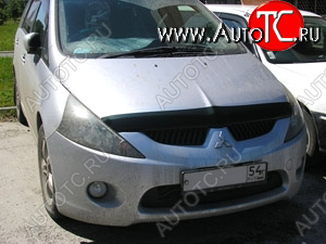 4 599 р. Дефлектор капота SIM Mitsubishi Grandis (2003-2009)  с доставкой в г. Воронеж