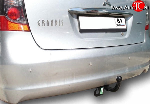 8 949 р. Фаркоп Лидер Плюс  Mitsubishi Grandis (2003-2009) (Без электропакета)  с доставкой в г. Воронеж