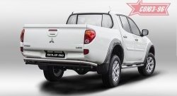 9 809 р. Одинарная защита заднего бампера d60 Souz-96  Mitsubishi L200  5 KK,KL (2015-2019) дорестайлинг  с доставкой в г. Воронеж. Увеличить фотографию 1