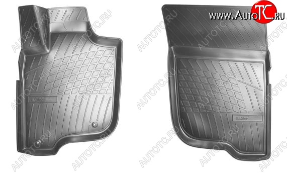 1 879 р. Коврики салонные Noplast (передние) Mitsubishi L200 5 KK,KL дорестайлинг (2015-2019)  с доставкой в г. Воронеж