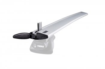 13 449 р. Багажник (серебро) THULE WingBar  Mitsubishi L200 ( 4,  5 KK,KL) (2006-2022)  дорестайлинг, рестайлинг (длина дуг 127 см)  с доставкой в г. Воронеж. Увеличить фотографию 4