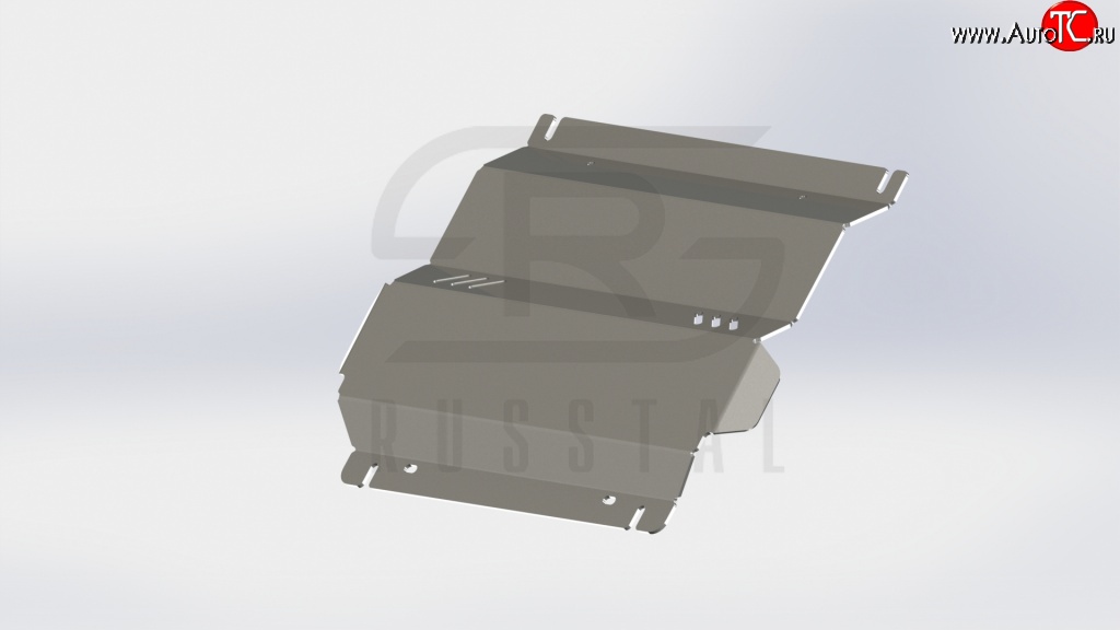 2 449 р. Защита картера двигателя Russtal Mitsubishi L200 4  дорестайлинг (2006-2014)  с доставкой в г. Воронеж