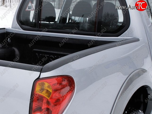 3 339 р. Накладки на борта кузова автомобиля RA  Mitsubishi L200 ( 4,  5 KK,KL) (2006-2022)  дорестайлинг, рестайлинг (Боковые борта)  с доставкой в г. Воронеж